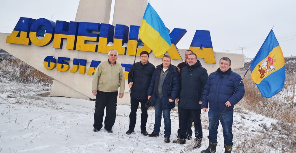 Тарас Костін та Андрій Пряхін особисто доставили технічну допомогу бійцям АТО на лінію фронту