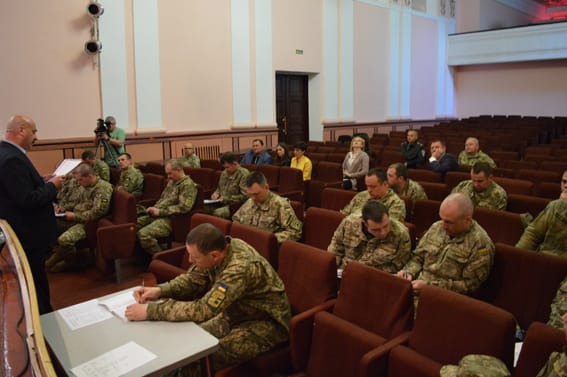 Слухачі університету оборони практичне заняття провели в Переяславі