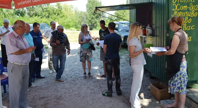 Відбулося обстеженням місць масового відпочинку населення на водних об`єктах міста Переяслава-Хмельницького