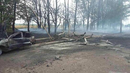 Київщина: вибух і пожежа на АЗС через ДТП – одна людина загинула